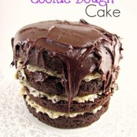 Chocolate Cookie Dough Cake