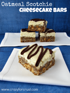 Oatmeal scotchie cheesecake bars 3 words