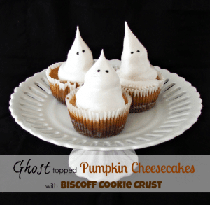ghost pumpkin cheesecakes 2 words