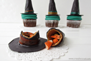 witch hat cupcakes 3 words