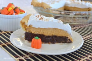pumpkin cheesecake brownie pie4