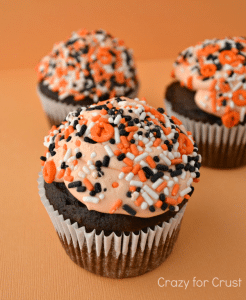Pumpkin Chocolate Cupcakes
