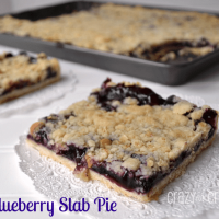 Blueberry Slab Pie by Crazy for Crust