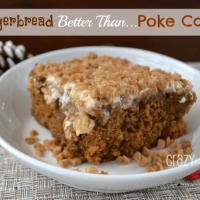 Gingerbread Butterscotch Better Than... Poke Cake by Crazy for Crust