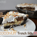 Coconut French Silk #Pie by Crazy for Crust