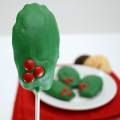 Holly Madeleines by www.crazyforcrust.com | The easiest #Christmas recipe ever!