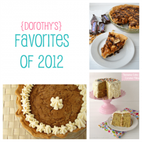 {Dorothy's} Favorites from 2012 www.crazyforcrust.com