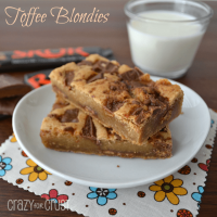 Toffee Blondies