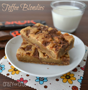 Toffee Blondies