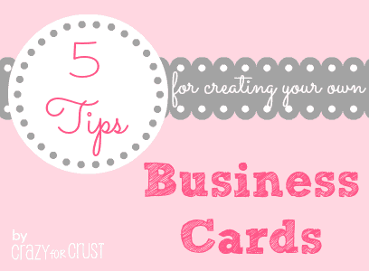5 Tips for Creating Business Cards