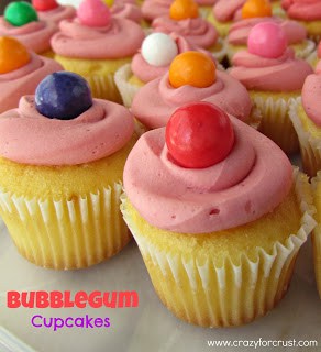 bubblegum cupcakes