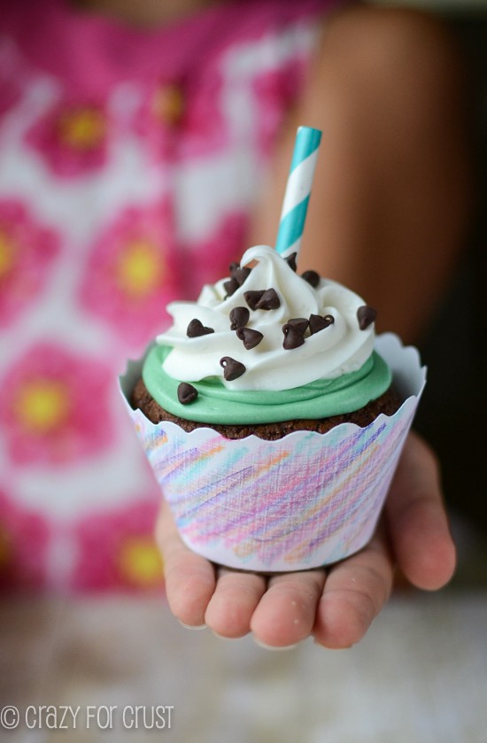 Mint Chip Milkshake Cupcakes bella Cupcake Couture Blog Party Crazy 