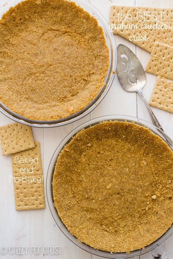 perfect graham cracker crust {bake and no-bake}