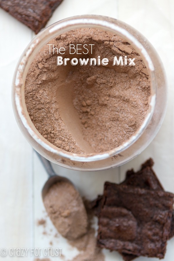 The Best Homemade Brownie Mix - it makes the best brownies!