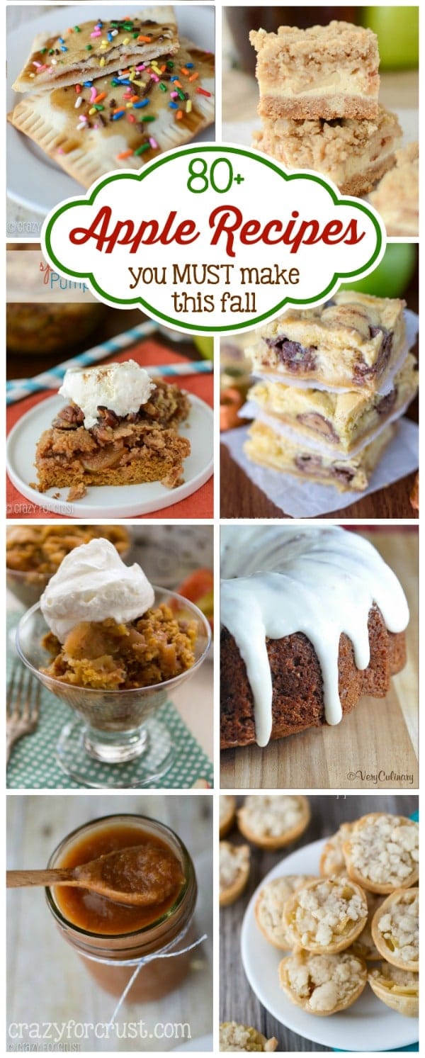 over 80 apple recipes