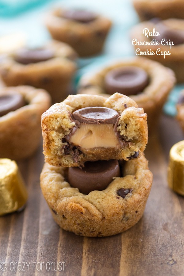 rolo choco chip cookies