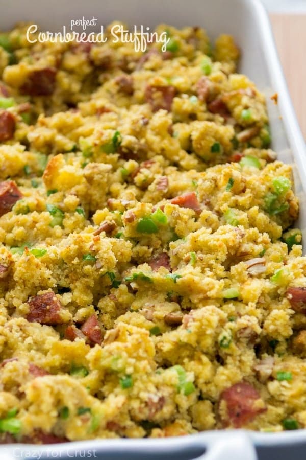 cornbread stuffing with andouille sausage