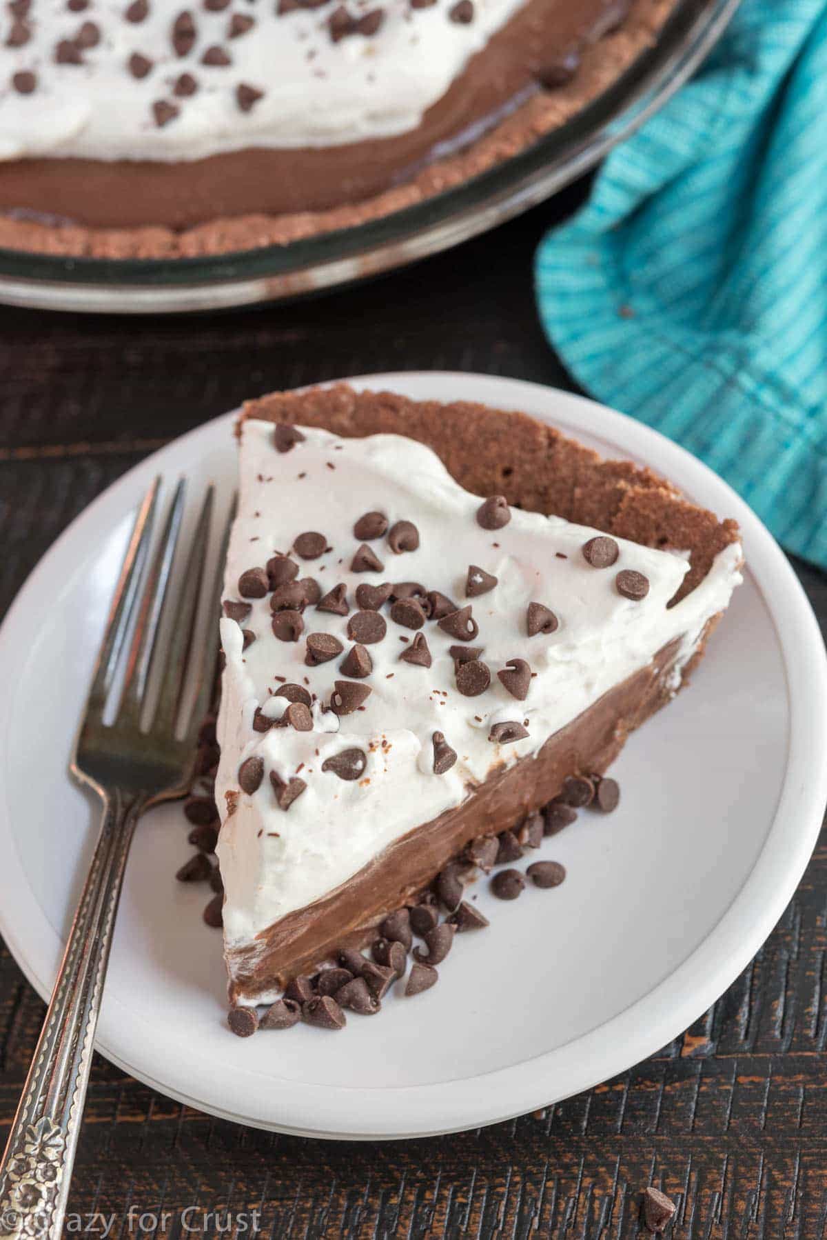 Easy From Scratch Double Chocolate Cream Pie Recipe