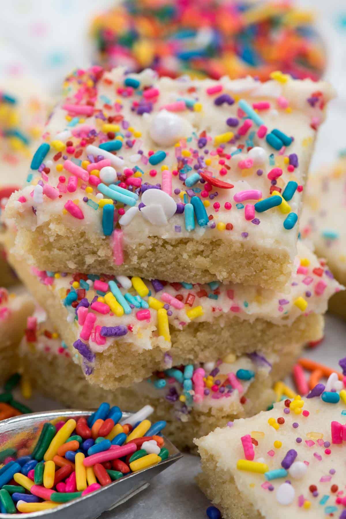 BEST Sugar Cookie Bars Crazy for Crust