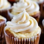 carrot cake cheesecake cupcake