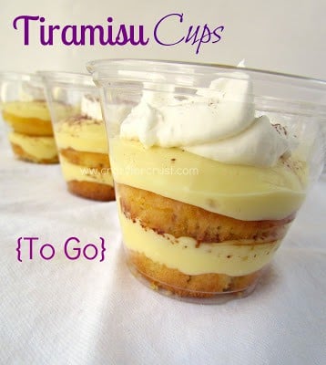 tiramisu cups to go