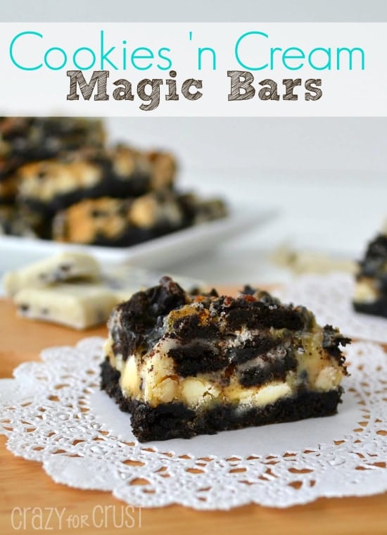 cookies ‘n cream magic bars