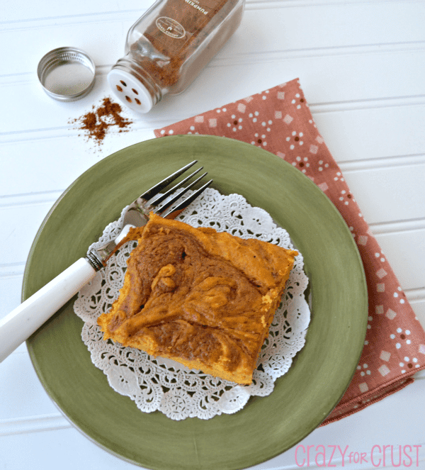 SugarFree Pumpkin Snack Cake Crazy for Crust
