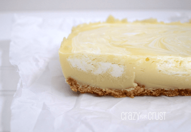 Lemon Meringue Pie Fudge on parchment paper