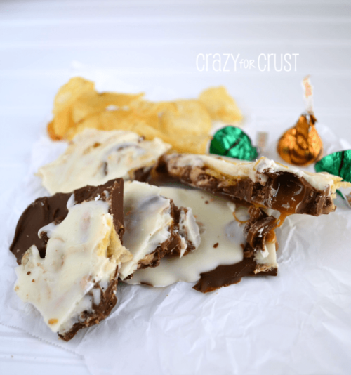 Caramel Potato Chip Bark
