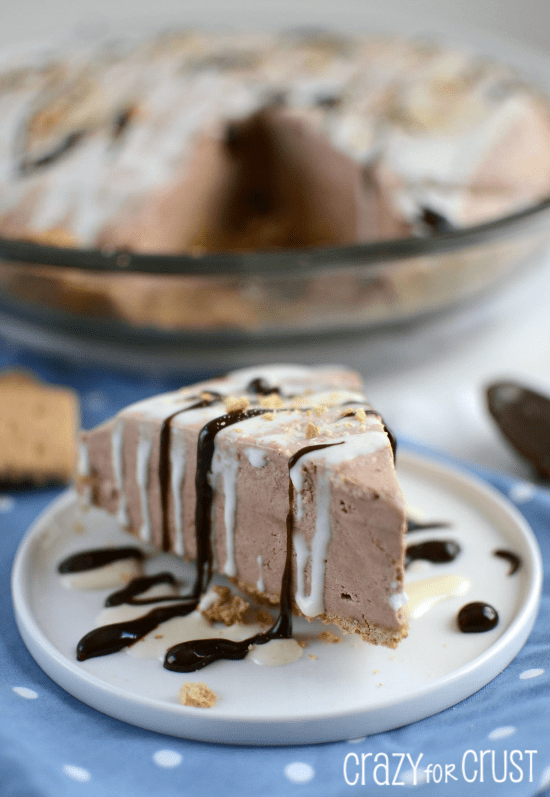 skinny chocolate smores pie