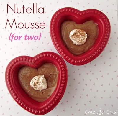 Nutella Mousse for two