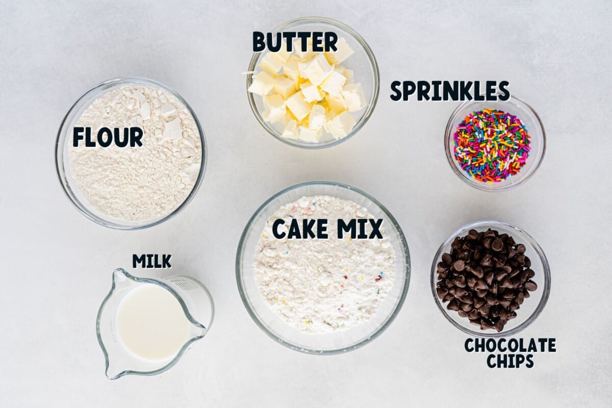 Ingredients in CAKE MIX SCONES