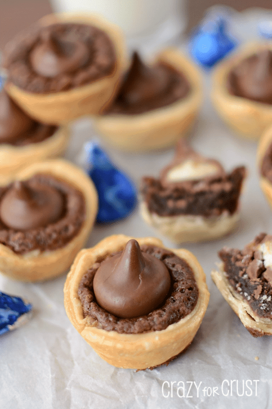 close up of Coconut-Kiss-Brownie-Pies