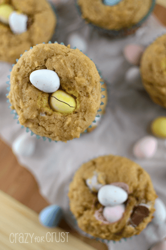 Peanut Butter Cadbury Mini Egg Muffins Crazy for Crust