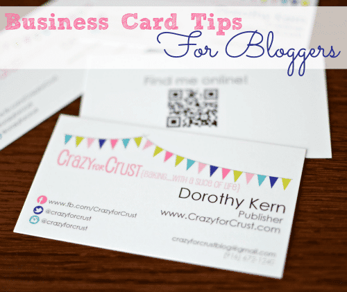 business-card tips for bloggers