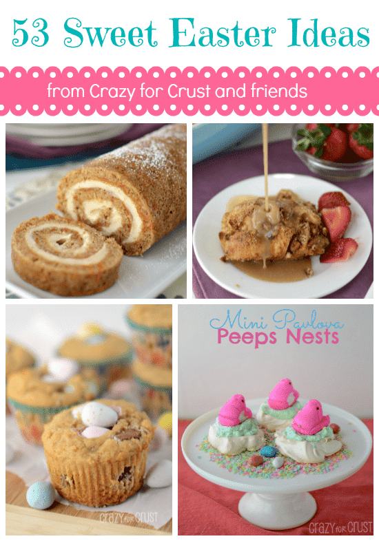 easter treats collage photo pinnable image