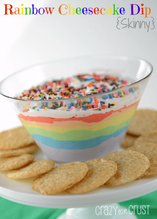 Rainbow Cheesecake Dip 