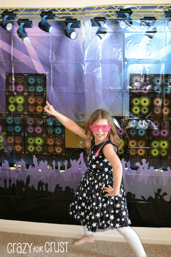 VIP Rock Star Party girl at photo booth