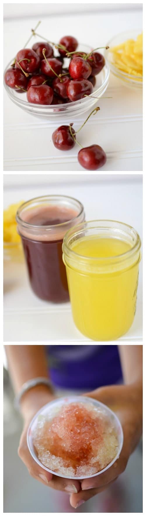 Pineapple Upside Down Cake Batter Snow Cones Crazy for Crust