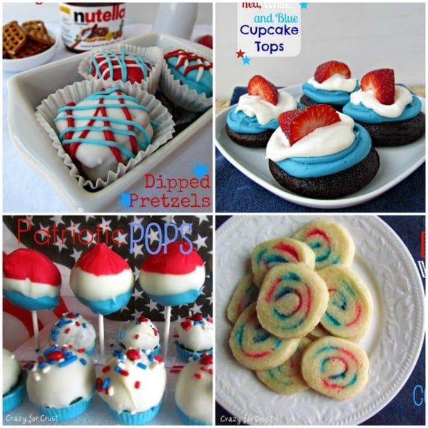 26 Fourth of July Recipe Ideas by www.crazyforcrust.com