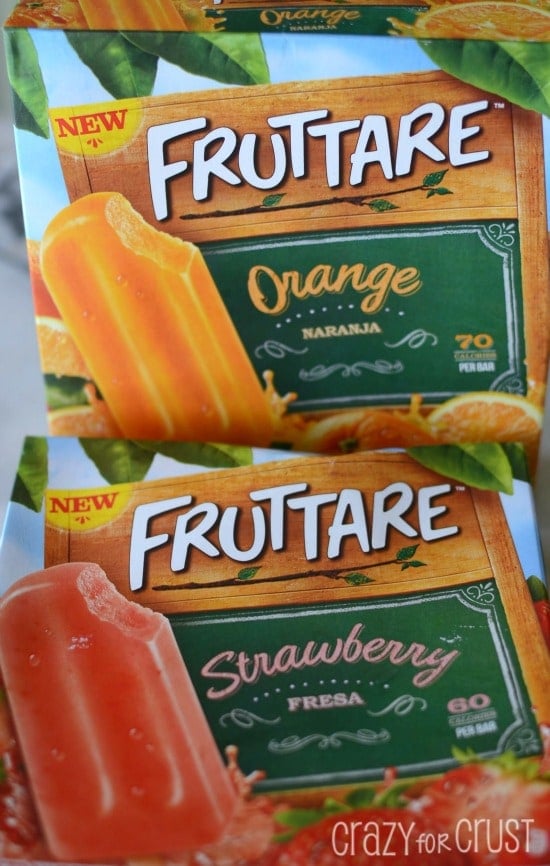 Two boxes of Fruttare popsicles