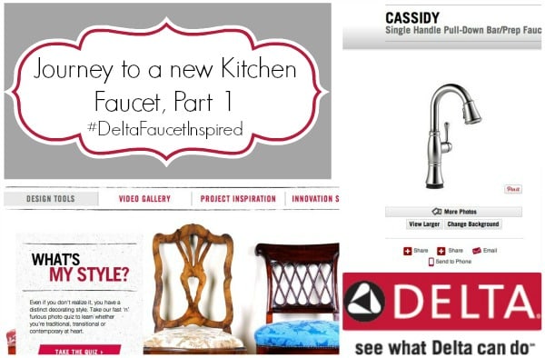 delta collageThe Story of a New Kitchen Faucet, Part 1 by www.crazyforcrust.com #DeltaFaucetInspired