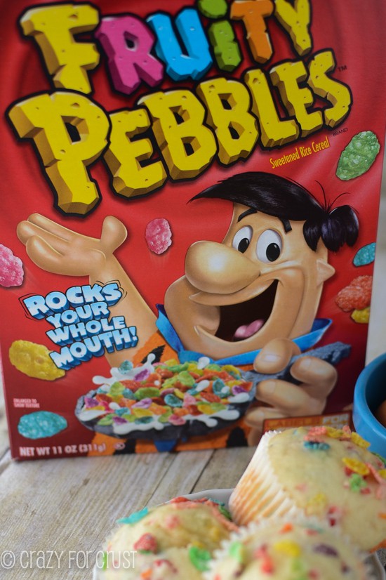 fruity pebbles muffins crazy for crust