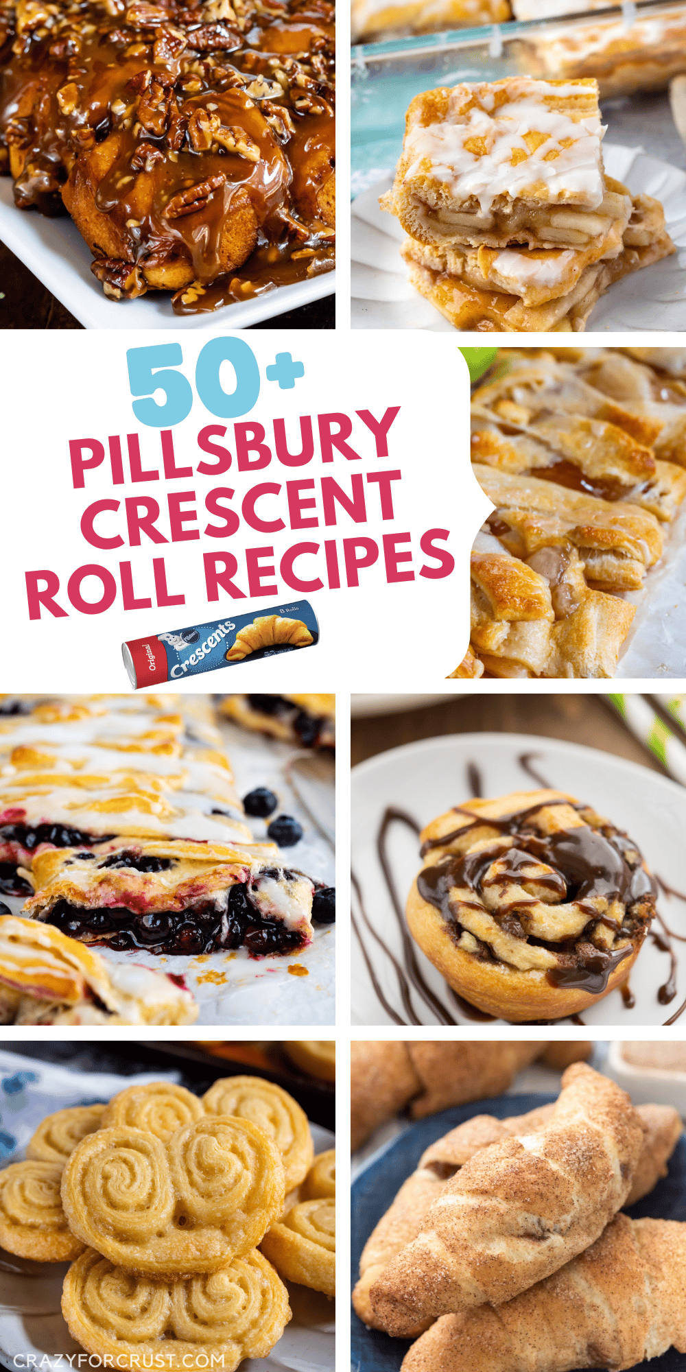 Breakfast & Dessert with Pillsbury Crescent Rolls - Crazy for Crust
