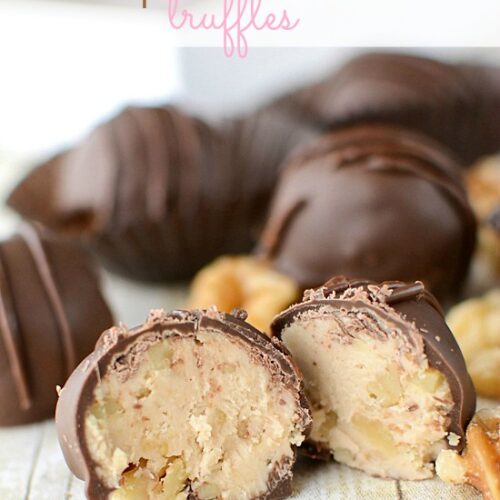 Maple Walnut Truffles - Crazy for Crust