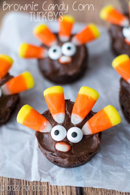 brownie candy turkeys