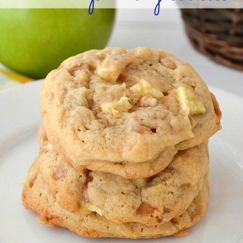 Apple Toffee Pudding Cookies Crazy for Crust