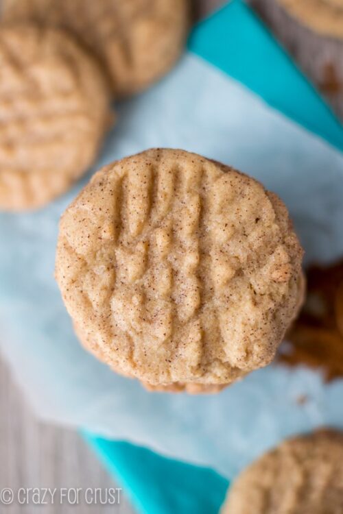 Peanut Butter Snickerdoodles Crazy for Crust