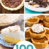 collage of pie photos