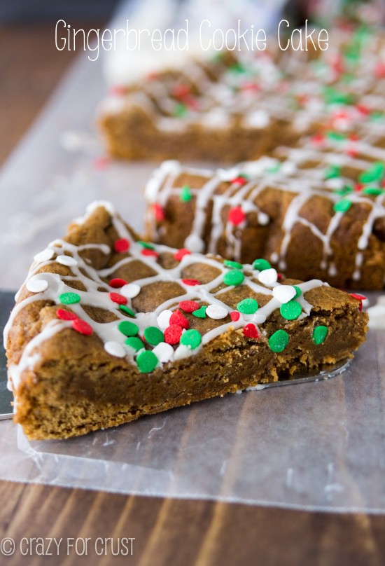 Gingerbread Cookie Cake Crazy for Crust